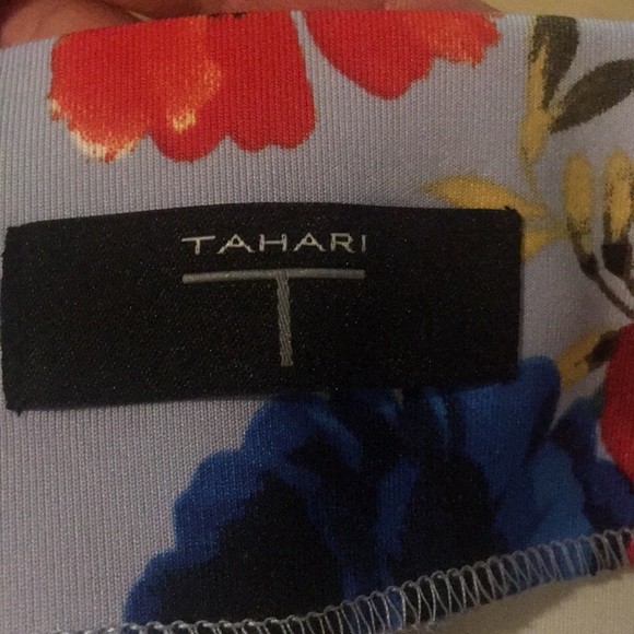 NWT TAHARI floral 🌺 midi skirt size 10 - Picture 7 of 16